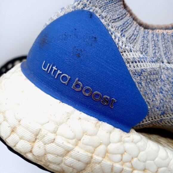 Adidas Womens Ultraboost X Gray Blue Knit Running Sneakers (BB6155) - Size 7 - Picture 5 of 10